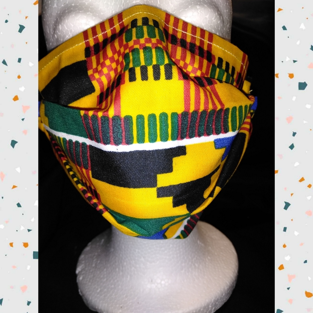 - African print face mask